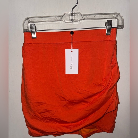 Lovers + Friends Dresses & Skirts - Bright orange tight mini skirt